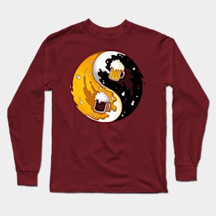 Ying Yang Beer Long Sleeve T-Shirt